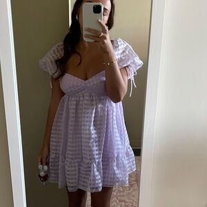 Amanda Uprichard Baby Doll Dress